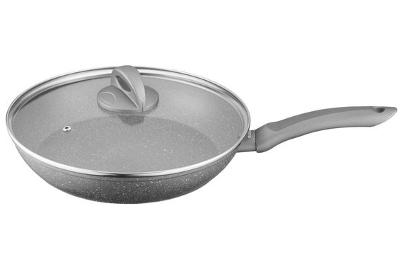 Сковорода ARDESTO з кришкою Gemini Gourmet Vasto, 28см, алюміній, сірий (AR1928GSL) | Зображення 8