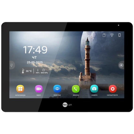 MEZZO Hybrid Black Відеодомофон NeoLight - Монітори