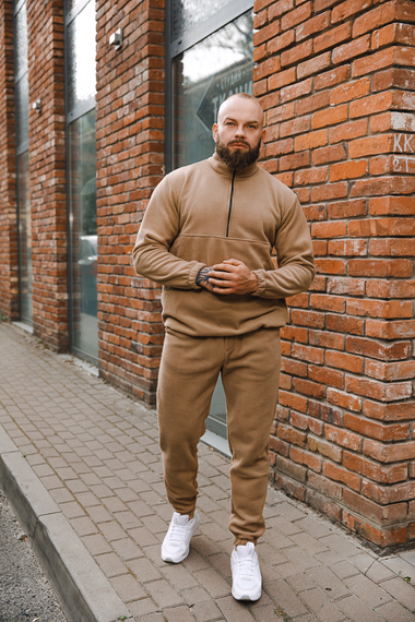 Костюм плюш бежевий M S