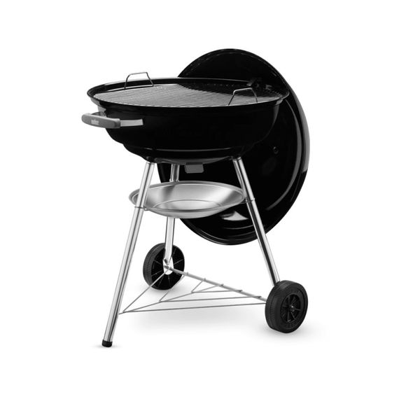 Вугільний гриль Weber Compact Kettle 47 см чорний | Зображення 1
