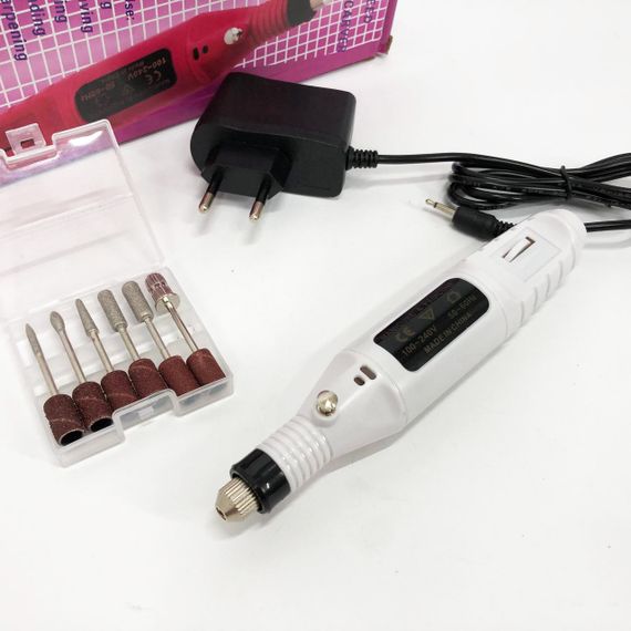 Ручной фрезер для ногтей SmartUs CBM-033 для маникюра и педикюра в домашних условиях. NP-930 Цвет: белый | Зображення 9