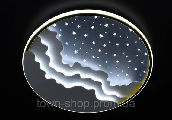 Люстра потолочная LED 2359-500-wh-gd-k Золото 6х51х51 см. | Зображення 7