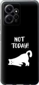 Чехол на Xiaomi Redmi Note 12 4G Уставший кот из силикона FCh_059254