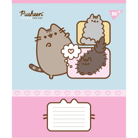 Зошит учнівський YES Pusheen Funny 767602 12 аркушів Різнокольоровий shop (4823092292001)