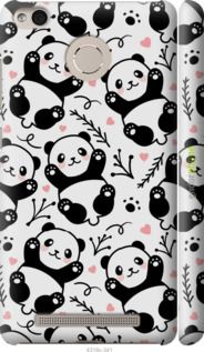 Чохол на Xiaomi Redmi 3s Панди "4318m-357-2448"