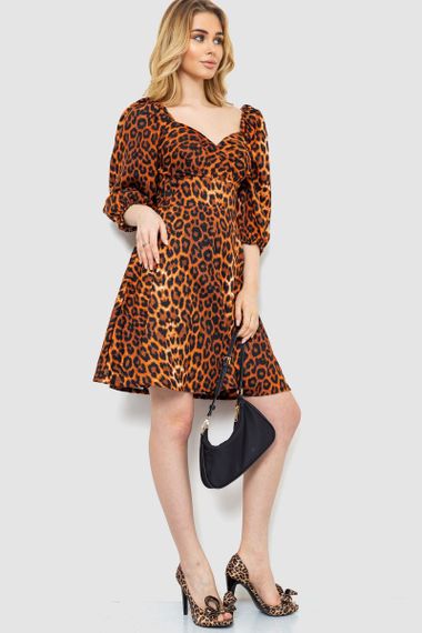Сукня з леопардовим принтом, колір леопардовий, 172R989 | Зображення 2