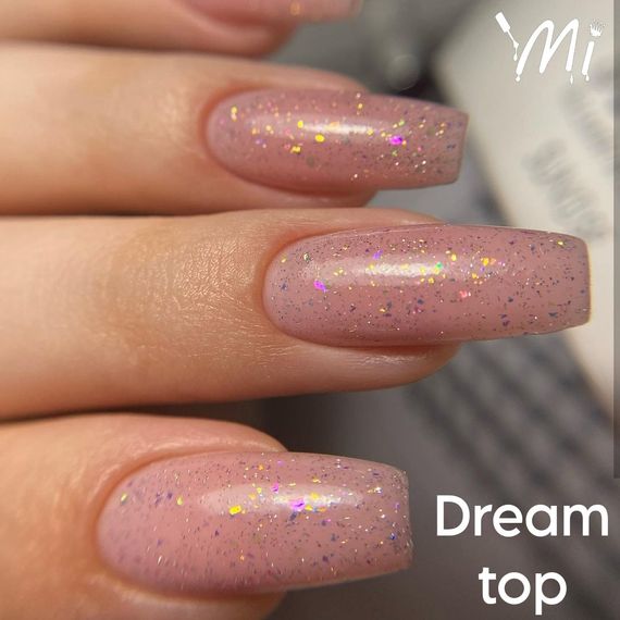 Светоотражающий топ Mi Dream top с хлопьями юкки и шимером, 8мл | Зображення 3