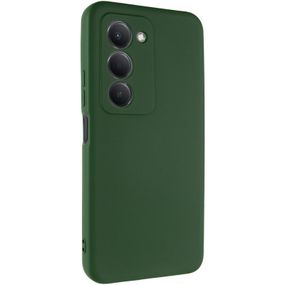 Чохол TPU GETMAN Liquid Silk Full Camera для Xiaomi Redmi 15 (EU) Зелений / Dark green