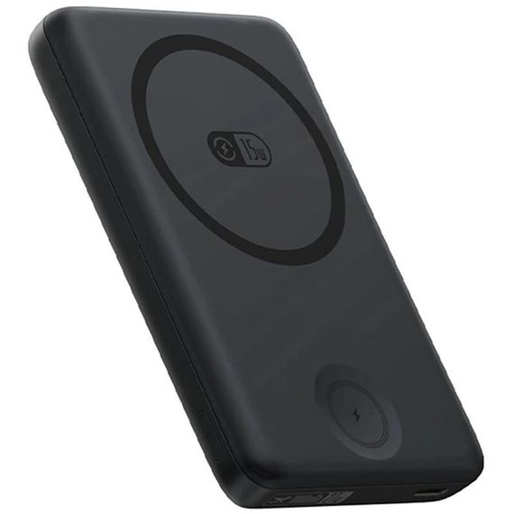 Портативное ЗУ Power Bank Baseus EnerFill FT11 Magnetic PD27W с БЗУ+iWatch 10000mAh (P1008210G123) Cosmic Black | Зображення 1