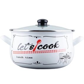 Кастрюля Gusto &quot;Давайте готувати&quot; Б 18 см 3,1 л (GT-T-118-LCW)