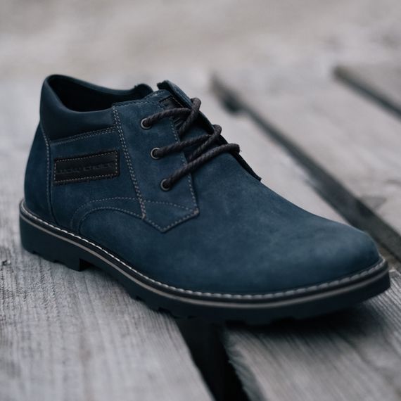 Стильні черевики з натурального нубука 40 розмір | Зображення 1