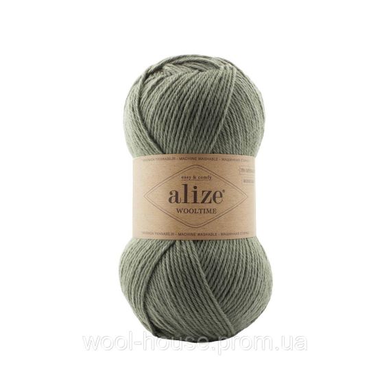 Шкарпеткова пряжа Alize Wooltime, артишок 274