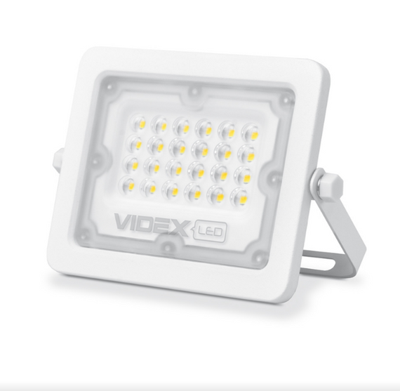 LED Прожектор 20W 5000К 220V білий VL-F2e-205W Videx | Зображення 4