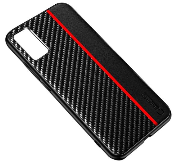 Чохол Primolux Cenmaso для Huawei P40 - Black&Red | Зображення 2