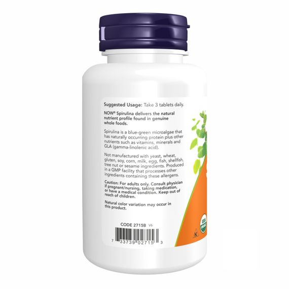 Spirulina 1000 mg - 120 tabs | Зображення 2
