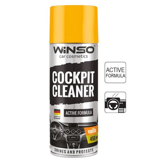 Поліроль для панелі приладів WINSO Cockpit Cleaner Vanilla 450 мл (840530)