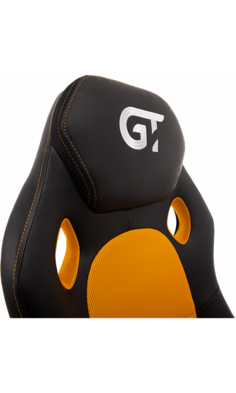 Кресло геймерское GT Racer X-2640 BlackYellow | Зображення 7