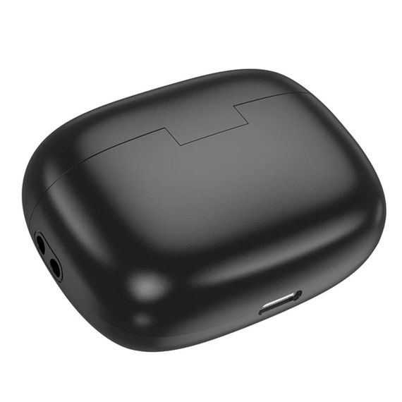 Бездротові навушники HOCO EQ20 Rhyme true wireless ANC+ENC noise reduction BT headset Black | Зображення 3