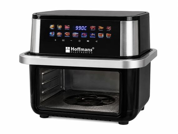Аерофритюрниця Hoffmans HM-792 15 л • Мультипіч-аерогриль Hoffmans 2400 Вт із двома ТЕНами та сенсорним керуванням