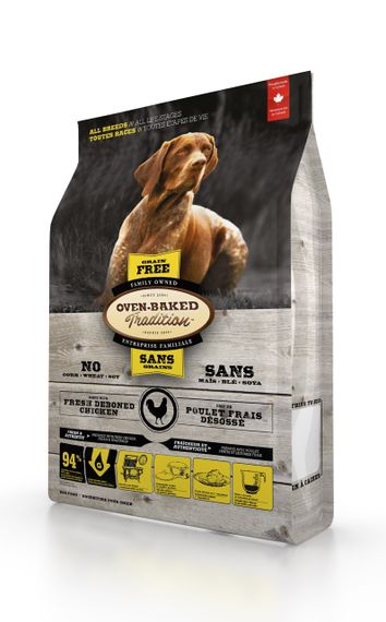Корм Oven-Baked Tradition Dog Chicken Grain Free сухий з куркою для собак будь-якого віку 11.34 кг