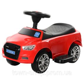Детская каталка-толокар M 3503A-3 Красный, с родительской ручкой