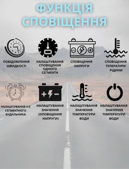 Проекція швидкості на лобове скло M8 з OBD2, дисплей HUD для автомобіля | Зображення 3