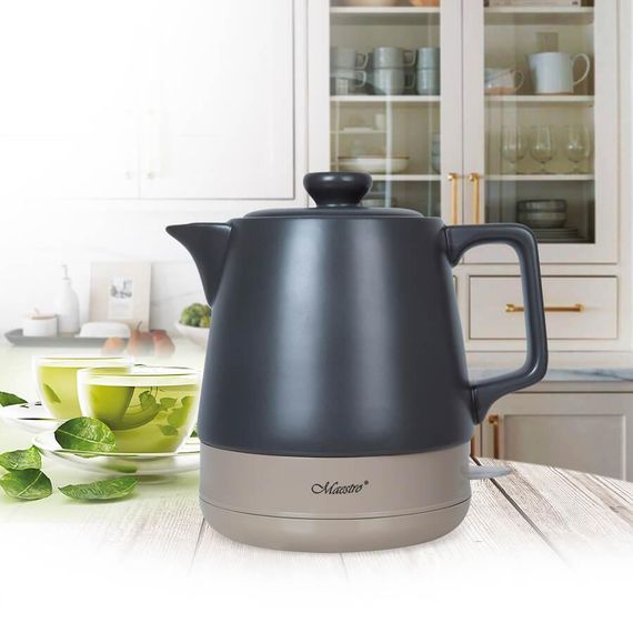 Електрочайник керамічний Maestro MR-071-BLACK, 1 л, 1200 Вт | Зображення 1