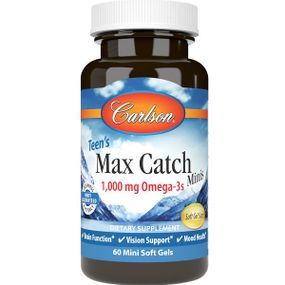 Омега 3 Carlson Labs Teen's Max Catch Minis 60 Soft Gels
