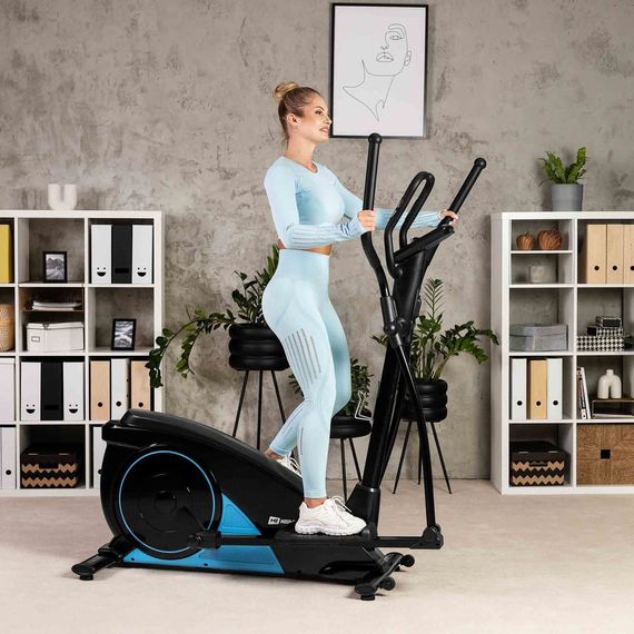 Орбитрек Hop-Sport HS-060C Blaze синий iConsole+ | Зображення 1
