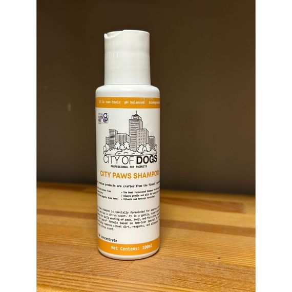 City of Dogs Шампунь для собак и кошек City Paws чистые лапки, 100мл