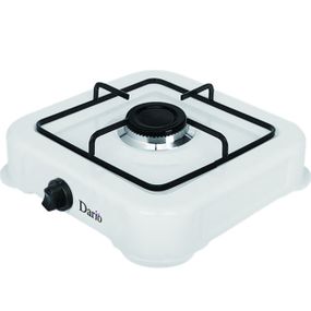 Плита настольная газовая DARIO DR105G White 29,5х29х6,5 см белая