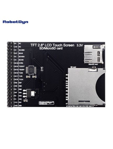ЖК сенсорный модуль с TFT матрицей 2.8" | Зображення 3