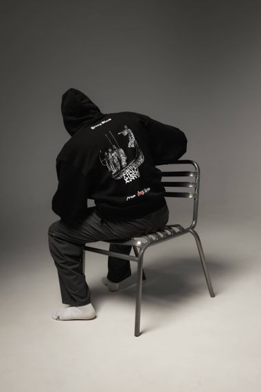 ECHO OF TIME HOODIE BLACK S | Зображення 2