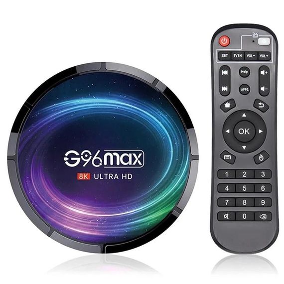 Смарт приставка Медиаплеер стационарный Android TV Box XPRO G96 Max X4 4/64 Gb Android 11 (40769-G96 Max X4 8K) | Зображення 4