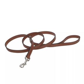 Повідець шкіряний для собак Coastal Circle-T Dog Leash, 1.8 м х 1.6 см, бежевий