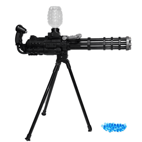 Орбизный Шестиствольный Пулемет Системы Гатлинг (Gatling) Автоматический на Аккумуляторе со Стальной Телескопической