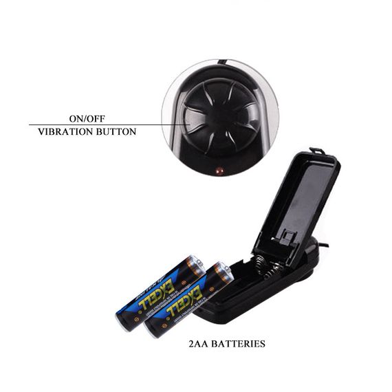 Страпон - Men's Pants Replacement Vibrating Strap On, 16,5 см sexstyle | Зображення 1