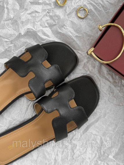 Женские тапки Herni black ДЛ7284 | Зображення 6