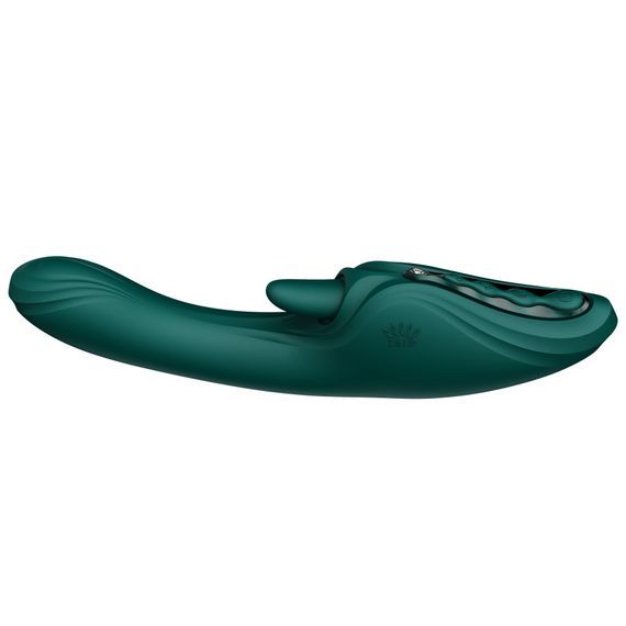Вібратор-кролик Zalo Ares Turquoise Green | Зображення 6