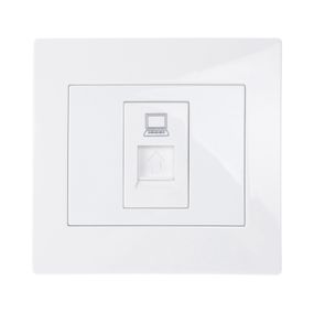 Розетка компьютерная VB-1PC wh