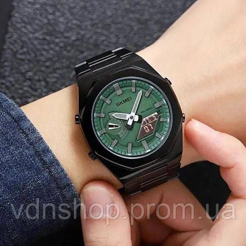 Чоловічі годинники стильні годинники на руку Класичні кварцові чоловічі наручні IA-79 | Зображення 2