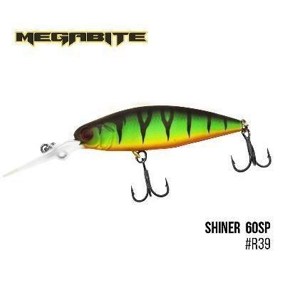 Воблер Megabite  Shiner 60 SP (60 mm, 7.5 g, 2.5 m) | Зображення 1