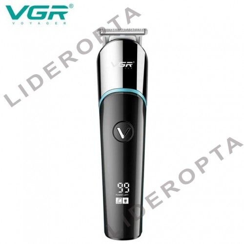 Триммер VGR V-291 BLUE, 4 насадки, LED дисплей (45687-V-291_314)