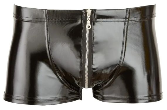 Лаковые шорты БЛЕСК черные sexstyle | Зображення 2