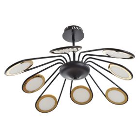 Люстра лофт светодиодная 87W NW BK (BL-899S/8)