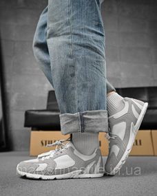 Женские кроссовки miuu leral white grey  ДЛ6411