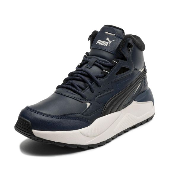 Кросівки утеплені Puma X-Ray Speed Mid Wtr L 388574 03 (синій, шкіряні, осінь - зима, чоловічі, фліс, бренд пума) | Зображення 2