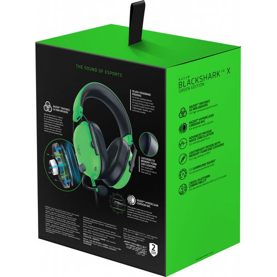 Гарнітура Razer Blackshark V2 X 3.5мм Green RZ04-03240600-R3M1 | Зображення 5