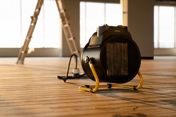 Теплова гармата Ardesto 5,0 кВт, площа обігріву 50 кв.м., чорний, підлоговий (IFH-05B) | Зображення 1