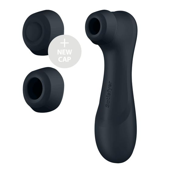 Вакуумний кліторальний стимулятор Satisfyer Pro 2 Generation 3 with Liquid Air (Bluetooth), Темно-сірий | Зображення 2